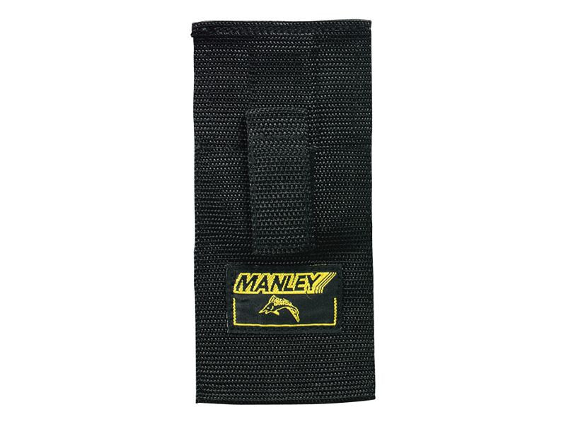 black case/sheath with Manley logo