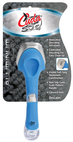 descaler with blue handle