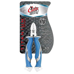 wire cutters with blue handle