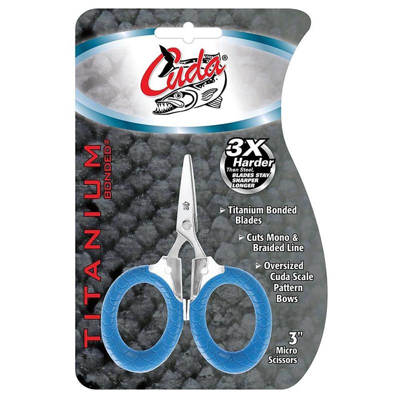 Cuda 3 inch Titanium Bonded Micro Scissors