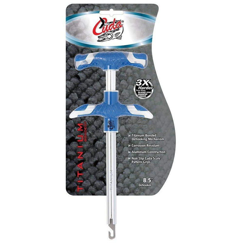 dehooker with blue handle grips