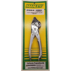 Metal pliers inside clear packaging with yellow and green background