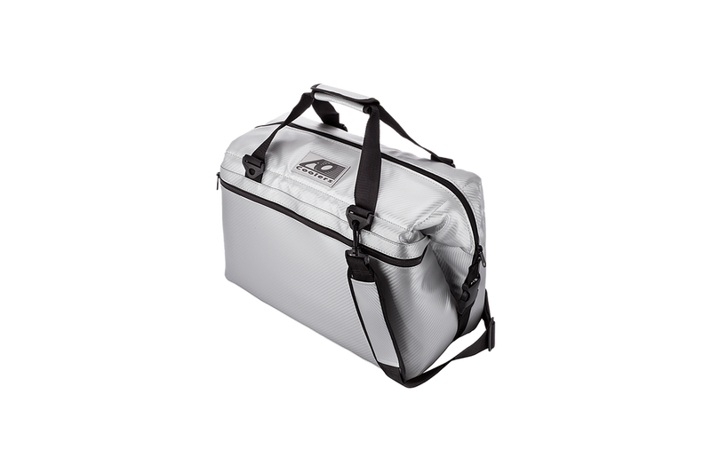 Carbon Series Cooler 24 Can Pack - Silver