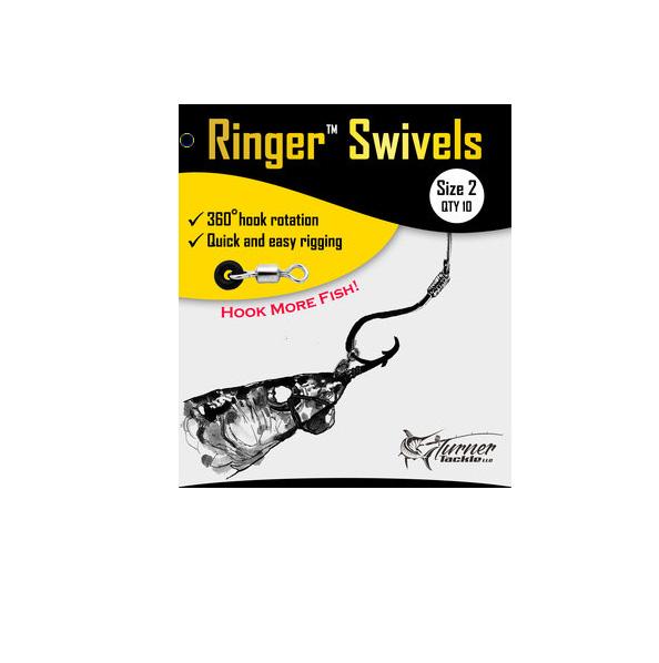 RINGER SWIVELS Size 2 10pack – Crook and Crook Fishing, Electronics, and Marine Supplies