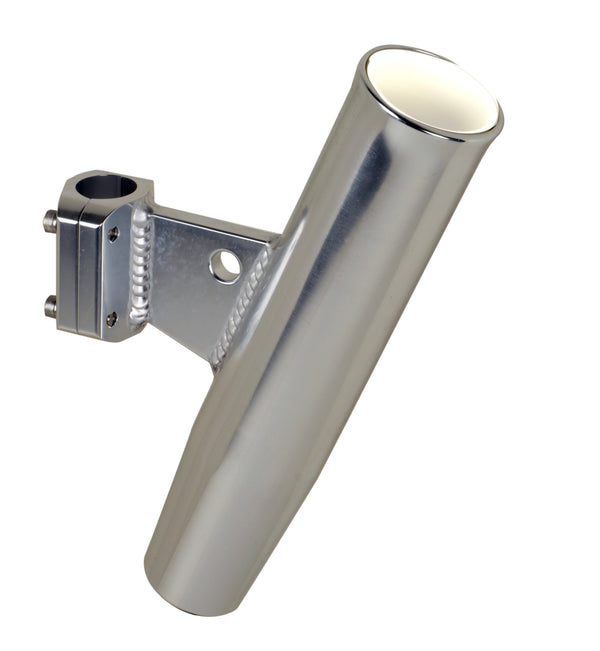 aluminum clamp on vertical rod holder