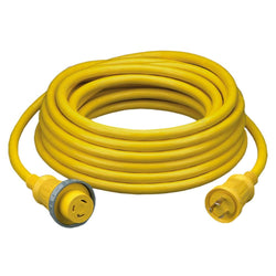 Yellow 50ft Shore Power Cord