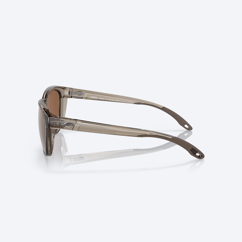 Side view ALETA Taupe Crystal Copper Silver Mirror polarized Glass
