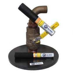Top Shelf Marine sea cock helper on a metal pipe