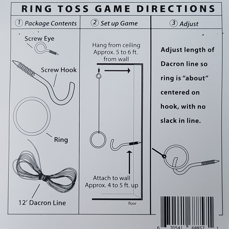 TOP SHELF MARINE Stainless Steel Ring Toss Game – Crook and Crook