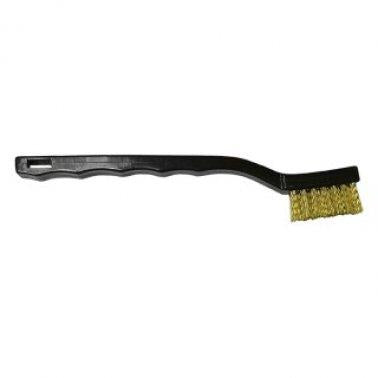 Brass toothbrush style detail brush