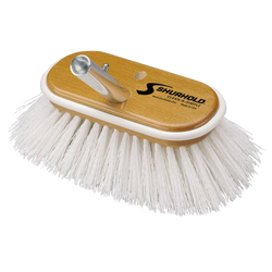 White stiff 6-inch brush head