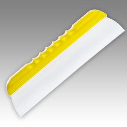 Yellow handle and white blade