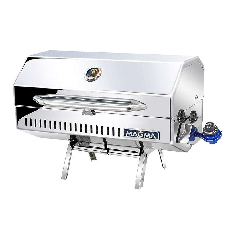 Stainless steel Monterey 2 Gourmet Series Gas Grill close