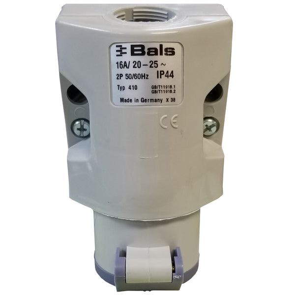 Beige 16AMP female receptor with purple cap