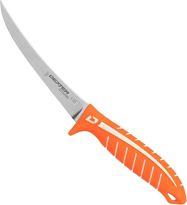 6-in DEXTREME Flexible Fillet Knife with orange DEXGRIP