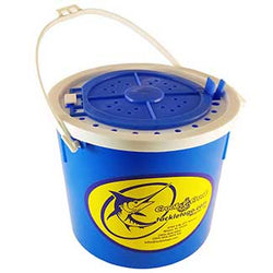 Bait Bucket 4.5 qt with Removable Lid – Crook and Crook Fishing,  Electronics, and Marine Supplies