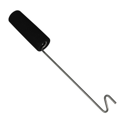 Hook remover black handle with 2 curve design