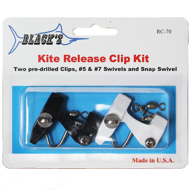 Black's Marine Kite Release 2-Clip Kit – Crook and Crook Fishing