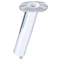 Stainless steel 15 degree angled rod holder with hosebarb