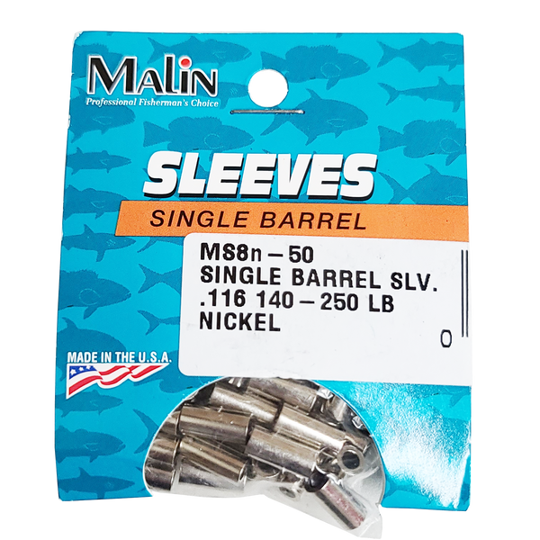 Malin Co. Single Barrel Nickel Compression Sleeves - 50 Pack
