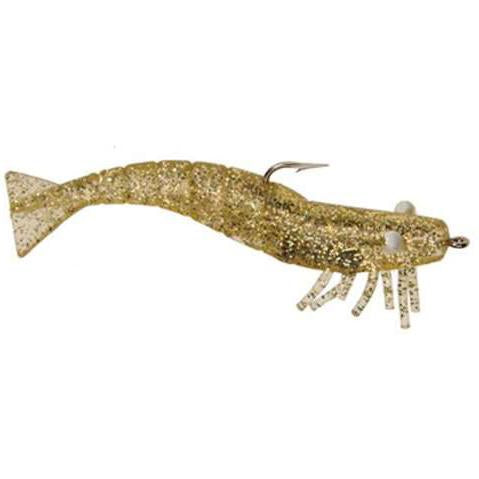 Gold Glitter shrimp with hook