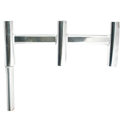 Triple offset rod holder