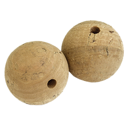 Pair of cork stoppers