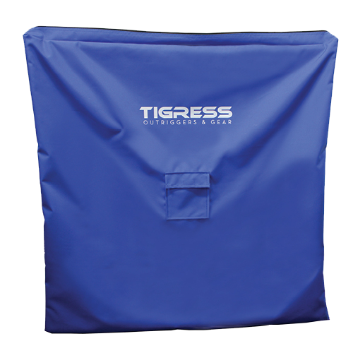 Blue bag with Tigress logo