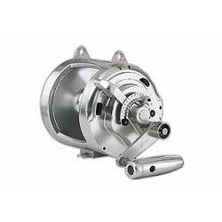 All silver conventional reel