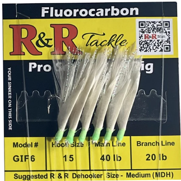 R&R TACKLE GI6 Fluorocarbon Bait Rigs – Crook and Crook Fishing,  Electronics, and Marine Supplies