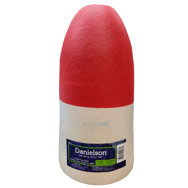 Red and white buoy