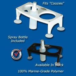 Black and white cup holders