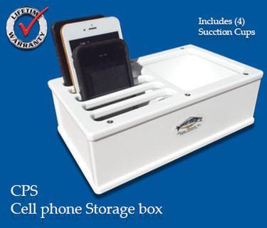 Cell Phone Storage Box - white
