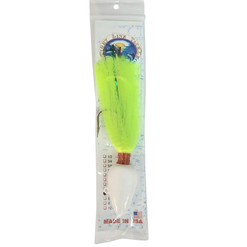 TIGHT LINE TACKLE Arrowhead Nylon Buck Tail Rigged JIg – Crook and Crook Fishing, Electronics, and Marine Supplies