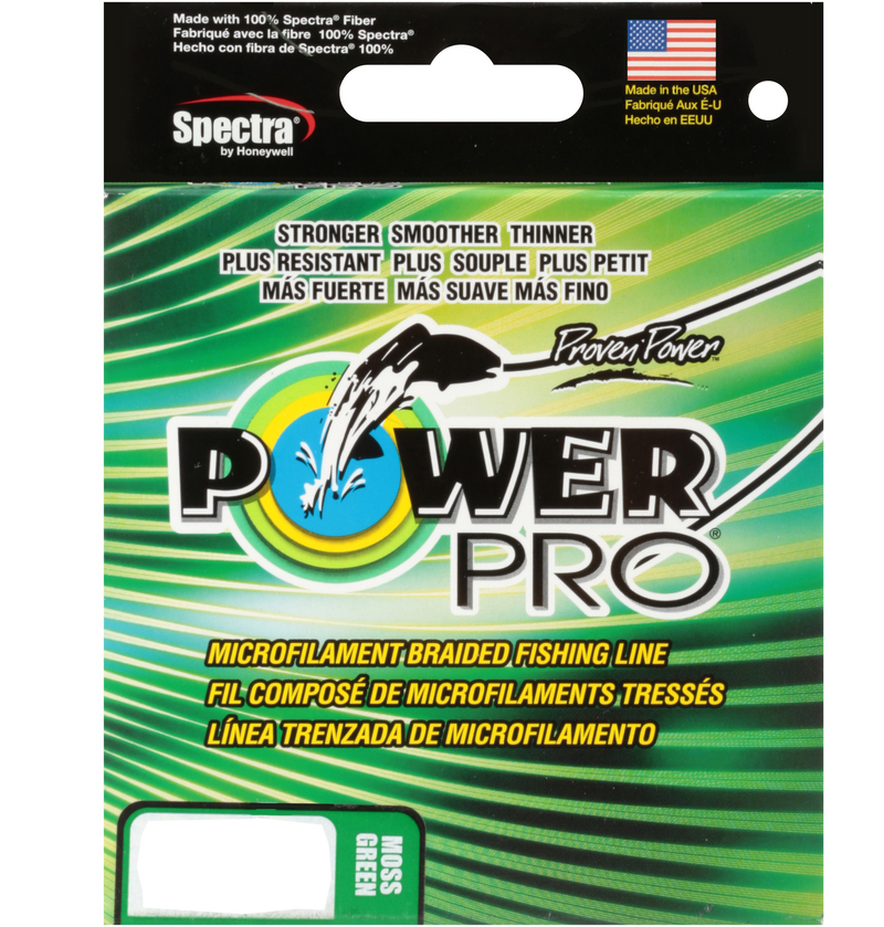 POWER PRO 20-0500 20LB SPECTRA 500YD GREEN – Crook and Crook Fishing,  Electronics, and Marine Supplies