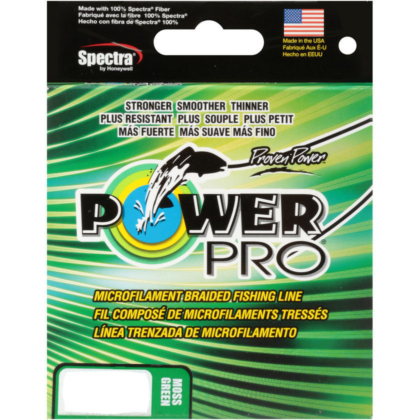 POWER PRO 30-0500 30LB SPECTRA 500YD GREEN – Crook and Crook