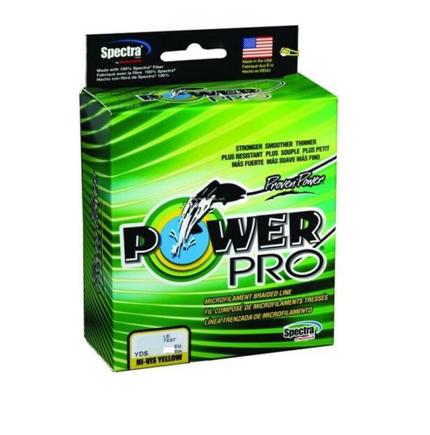 POWER PRO 20LB. X 500 YD.YELLOW – Crook and Crook Fishing, Electronics, and  Marine Supplies