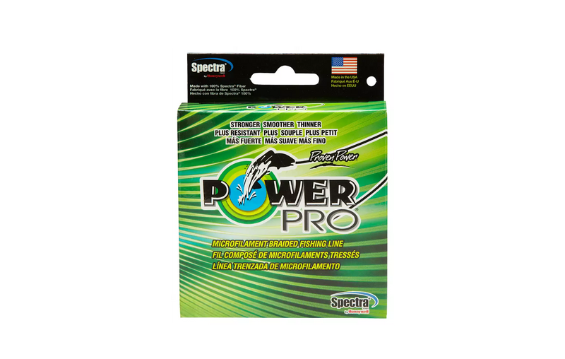 microfilament braided fishing line Power Pro Moss Green POWER PRO 50-0300 50 LB