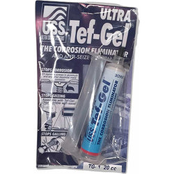 Blue-to-white 1 ounce tube in a cardboard backing package.