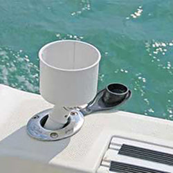 Fish-N-Drinks Cup Holder – Crook and Crook Fishing, Electronics