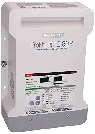 white and gray marine battery charger