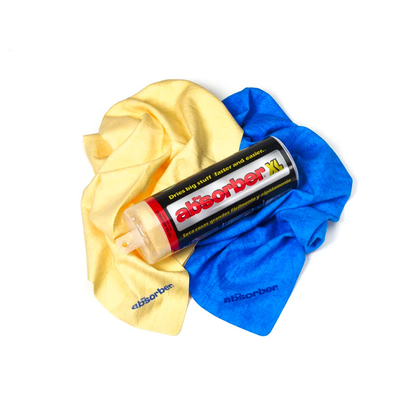 The Absorber XL group image of yellow and blue