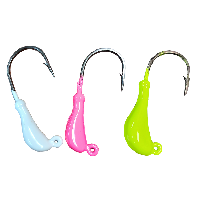 TIGHT LINE TACKLE Banana Heavy Duty Jig Heads (5 pack) – Crook and Crook  Fishing, Electronics, and Marine Supplies
