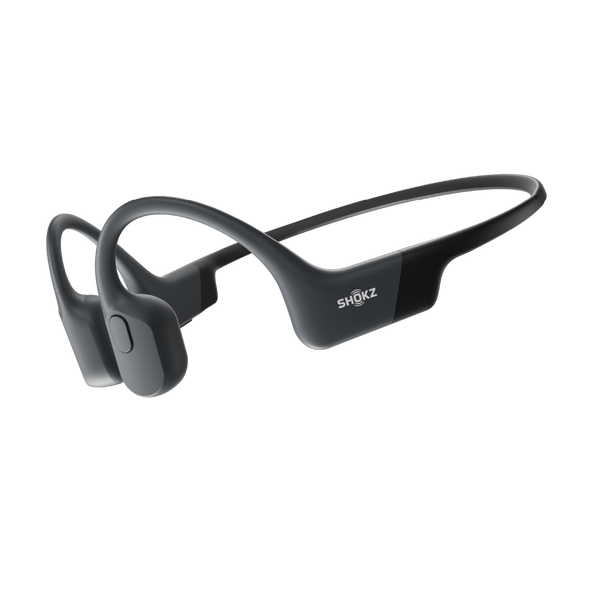 Black open ear, earbuds
