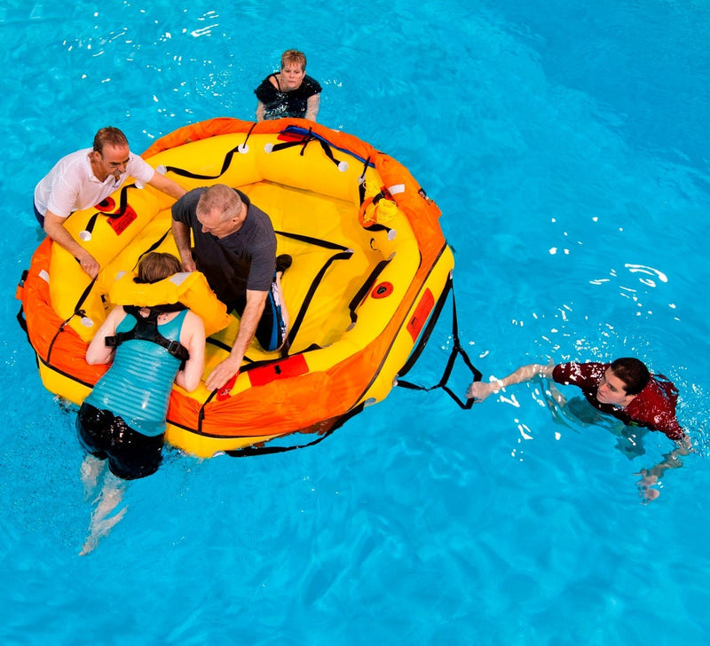 CPR - Coastal Passenger Raft people boarding