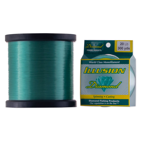 Diamond Illusion Co-Polymer Fishing Line - Mystic Green – Crook and Crook  Fishing, Electronics, and Marine Supplies