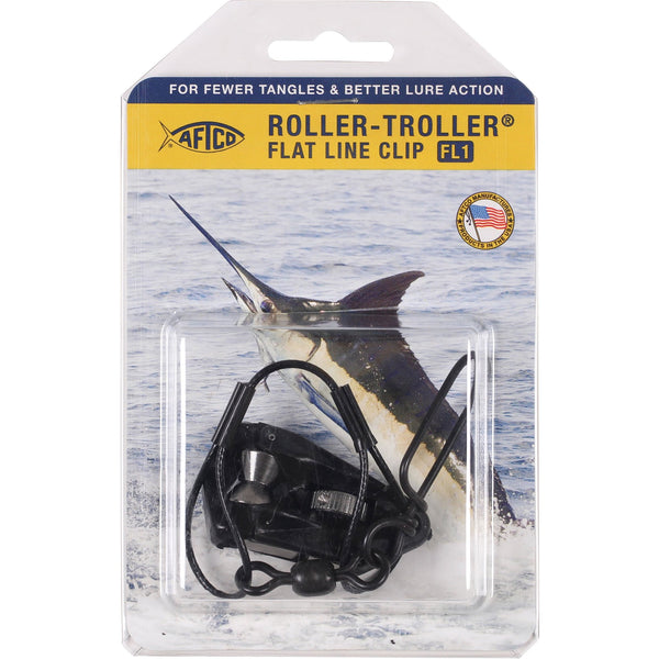 Aftco Roller Troller Flat Line Clip in package