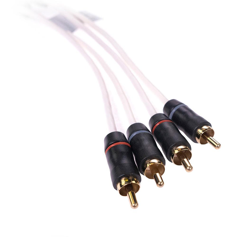 FUSION White 4-Way Shielded RCA Cable