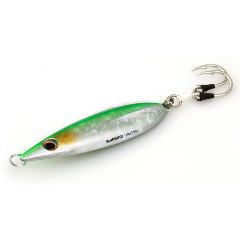 Butterfly Flat-Fall Jig - Green Silver