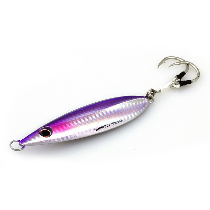 Butterfly Flat-Fall Jig - Purple Silver